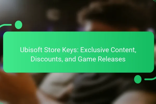 Ubisoft Store Keys: Exclusive Content, Discounts, and Game Releases